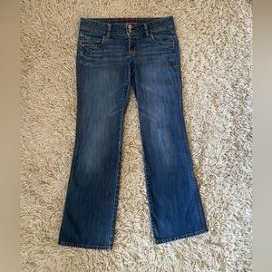 Elle Women's Jeans Size 8R Stretch Blue Denim Straight Leg